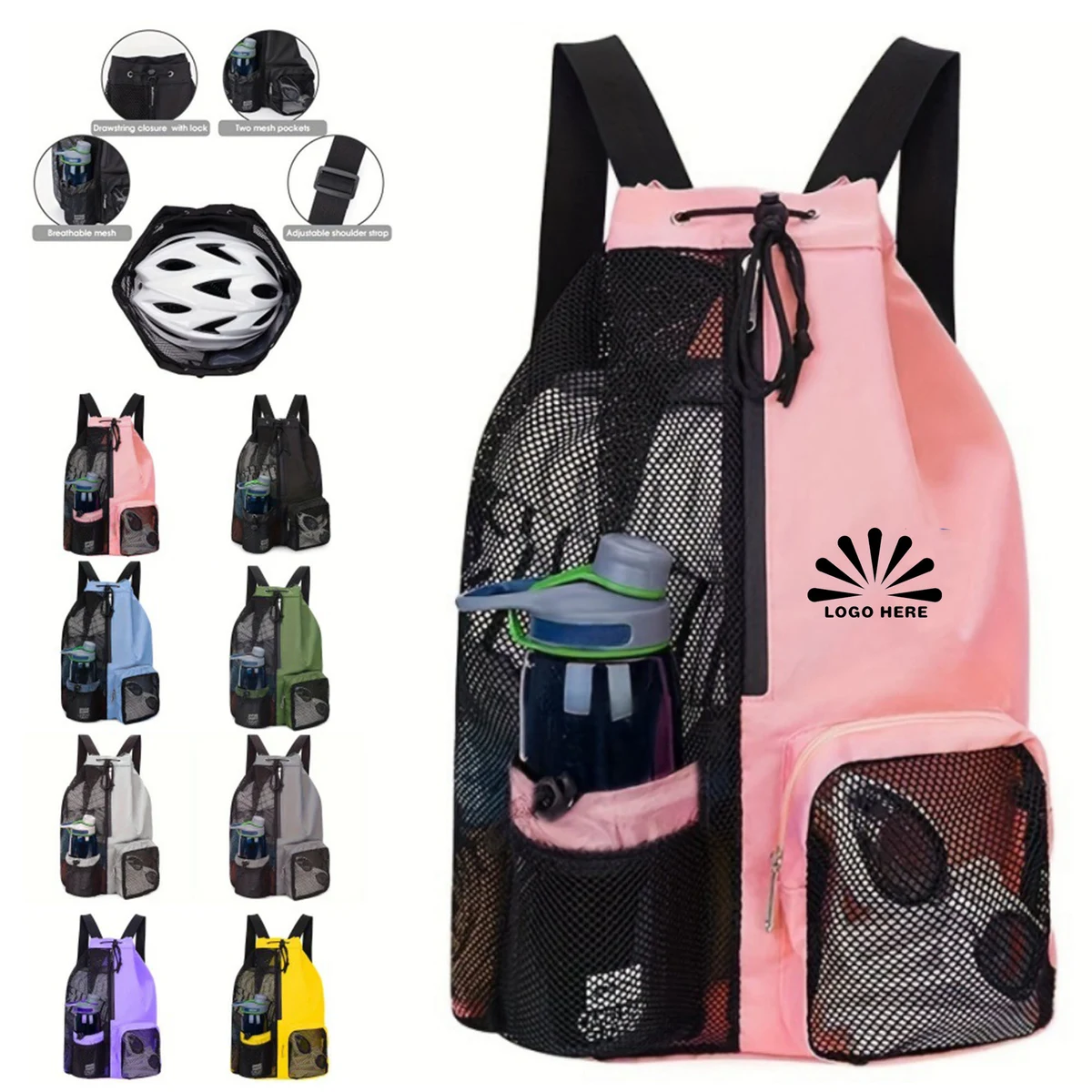 Mesh Wet Pocket Backpack 1