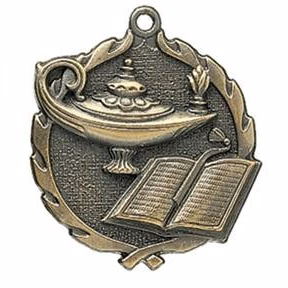 Knowledge Wreath Medal, 2 1/2"