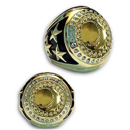Softball Championship Bling Ring Gold 1