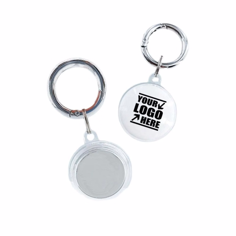 Clear Tracker Protective Holder With Key Ring