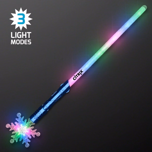 Snowflake Light Staff LED Saber