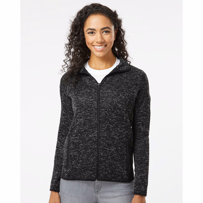 Women's Sweater Knit Jacket - 5901