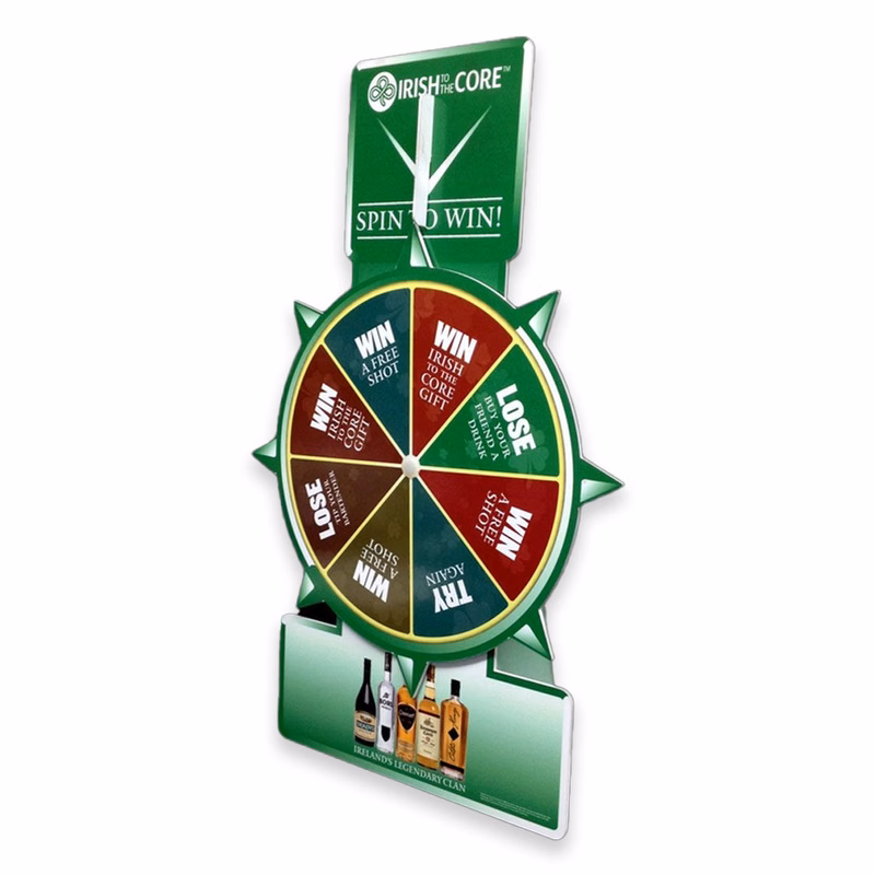 Table Top Spinning Wheel Game 23-12 (23" high, 12" diameter wheel)