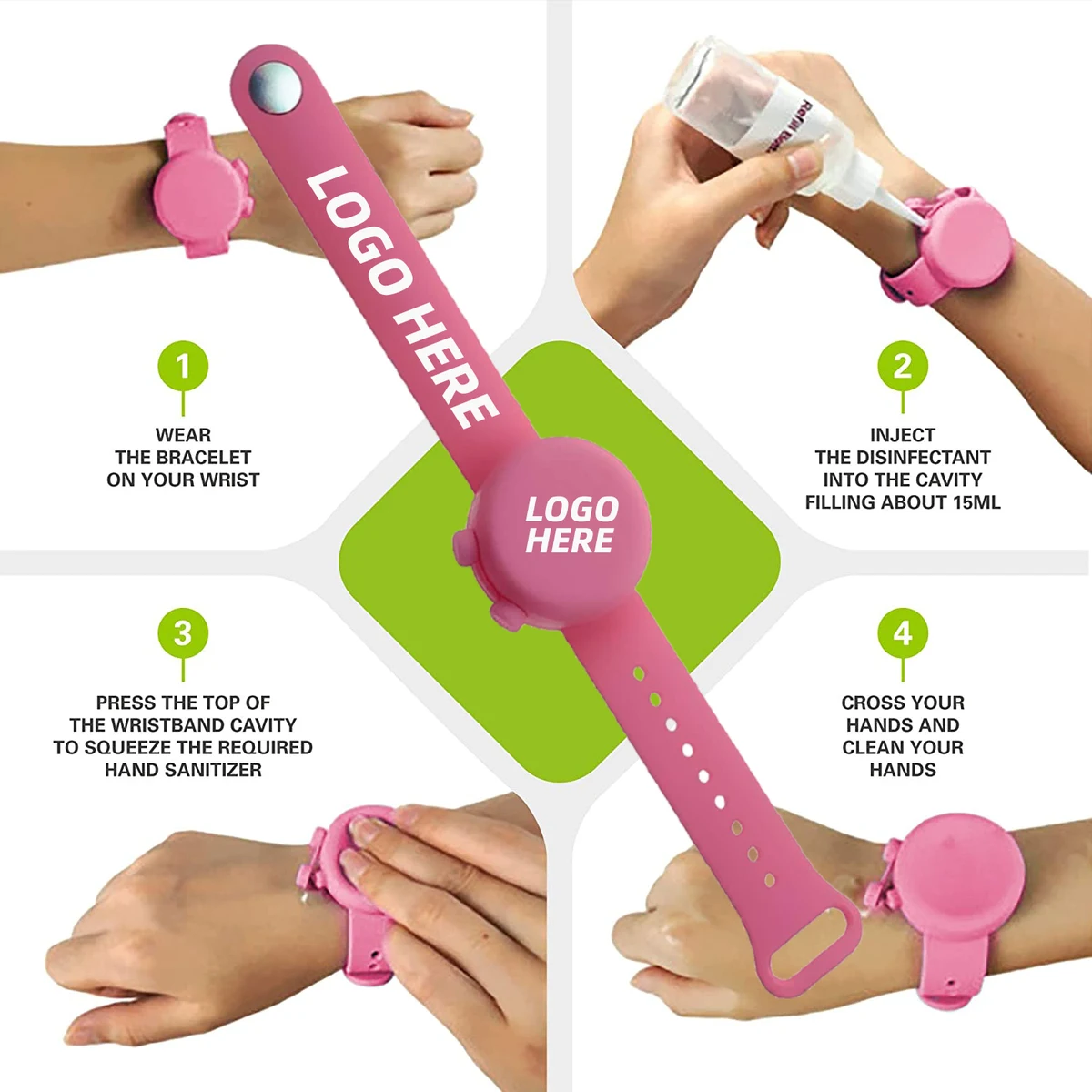 Sanitizers Wristbands 1