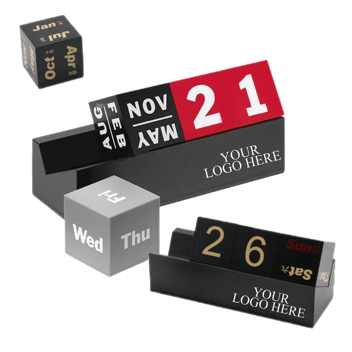 Build-Your-Own Block-Style Desktop Calendar 1