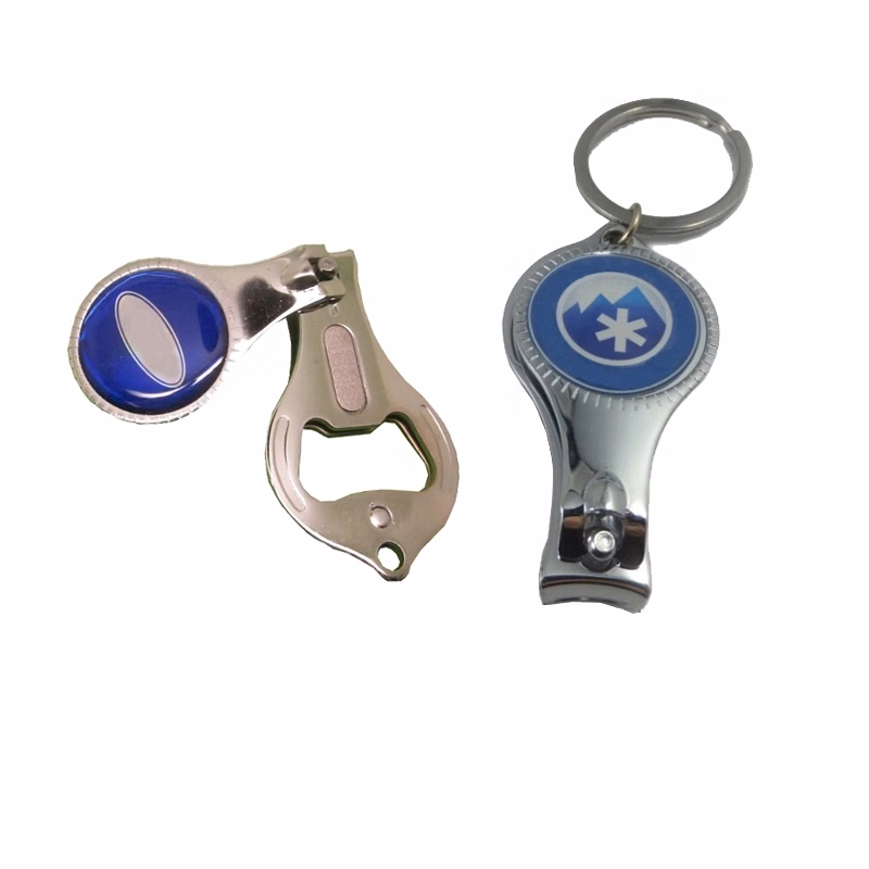 Multifunctional Retro Keychain with Opener & Nail Clipper