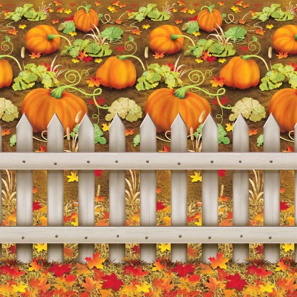 Pumpkin Patch Backdrops - 4' x 30' 1