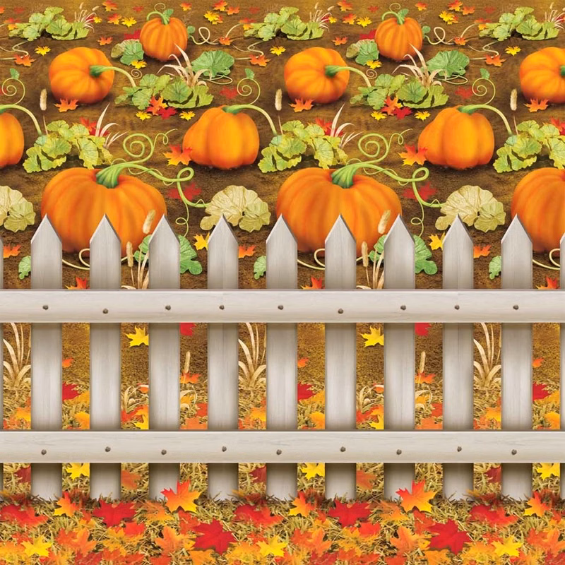 Pumpkin Patch Backdrops - 4' x 30'