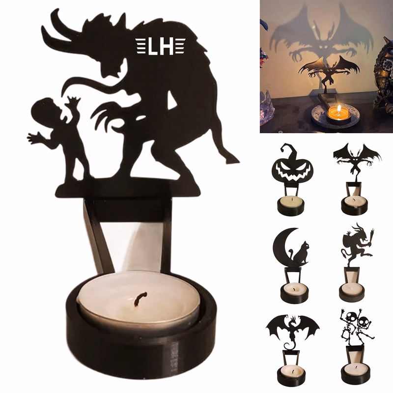 Halloween Candle Holder Table Decoration