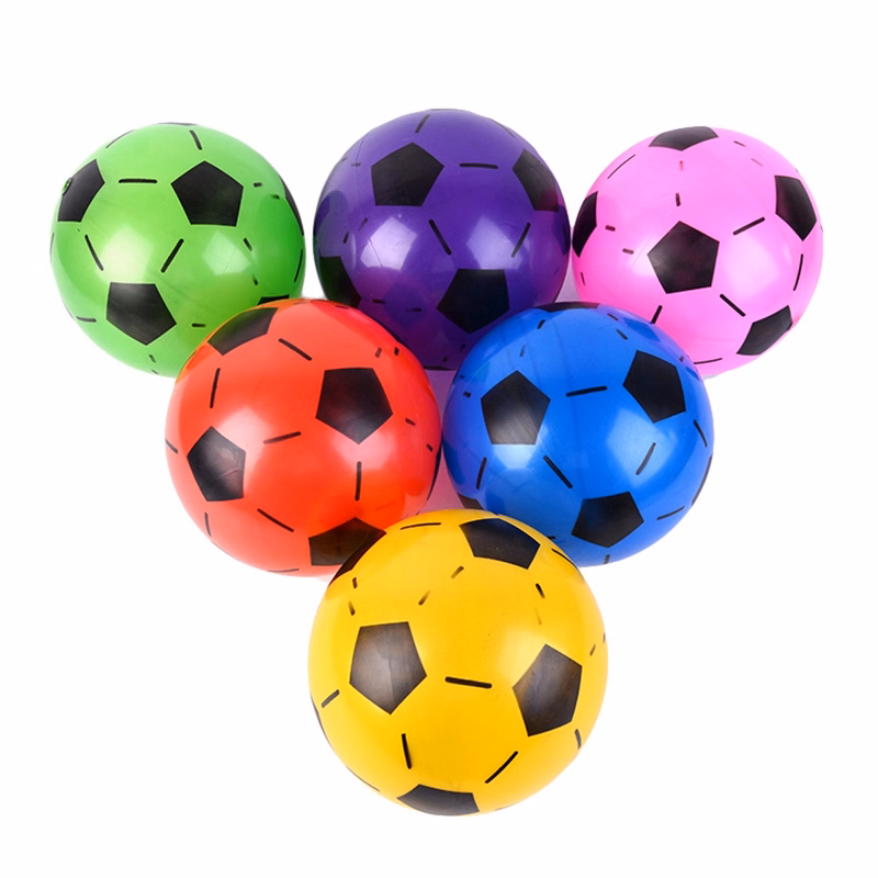 9" PVC Inflatable Football Beach Ball