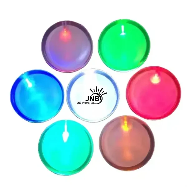 2" LED Light-Up Button Pin Badge 1
