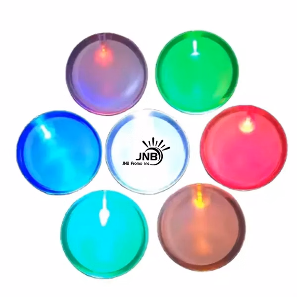 2" LED Light-Up Button Pin Badge