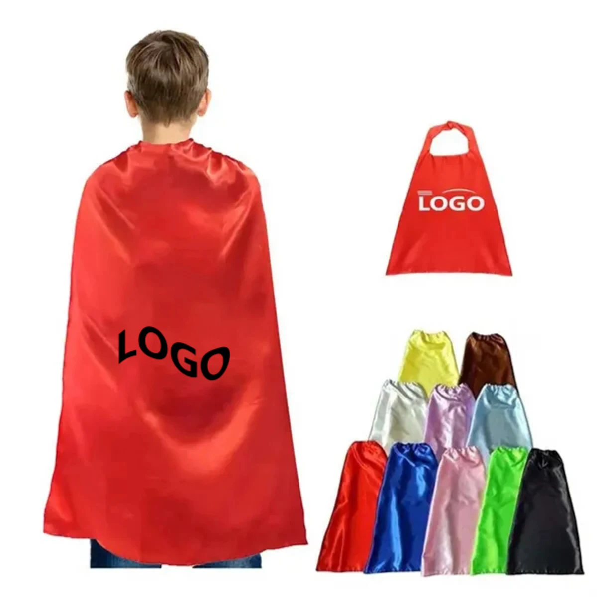 Kids Satin Hero Cape Custome 1