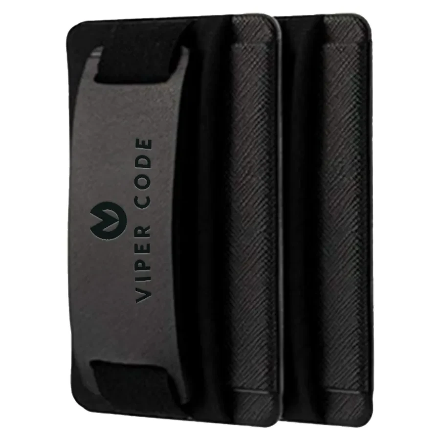 Leather Phone Wallet with Hand Grip 1