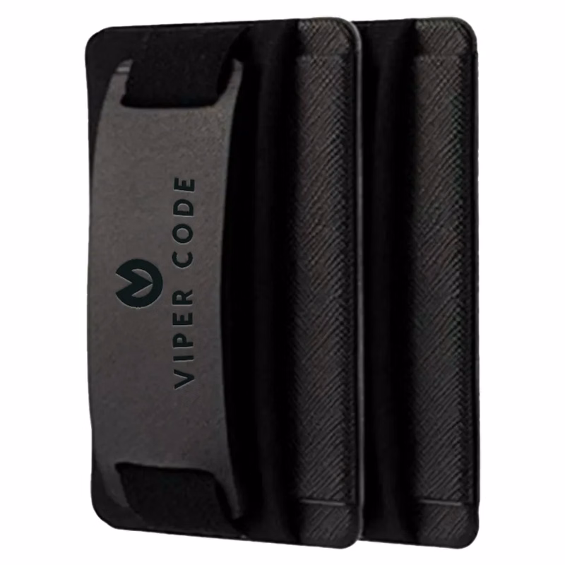Leather Phone Wallet with Hand Grip