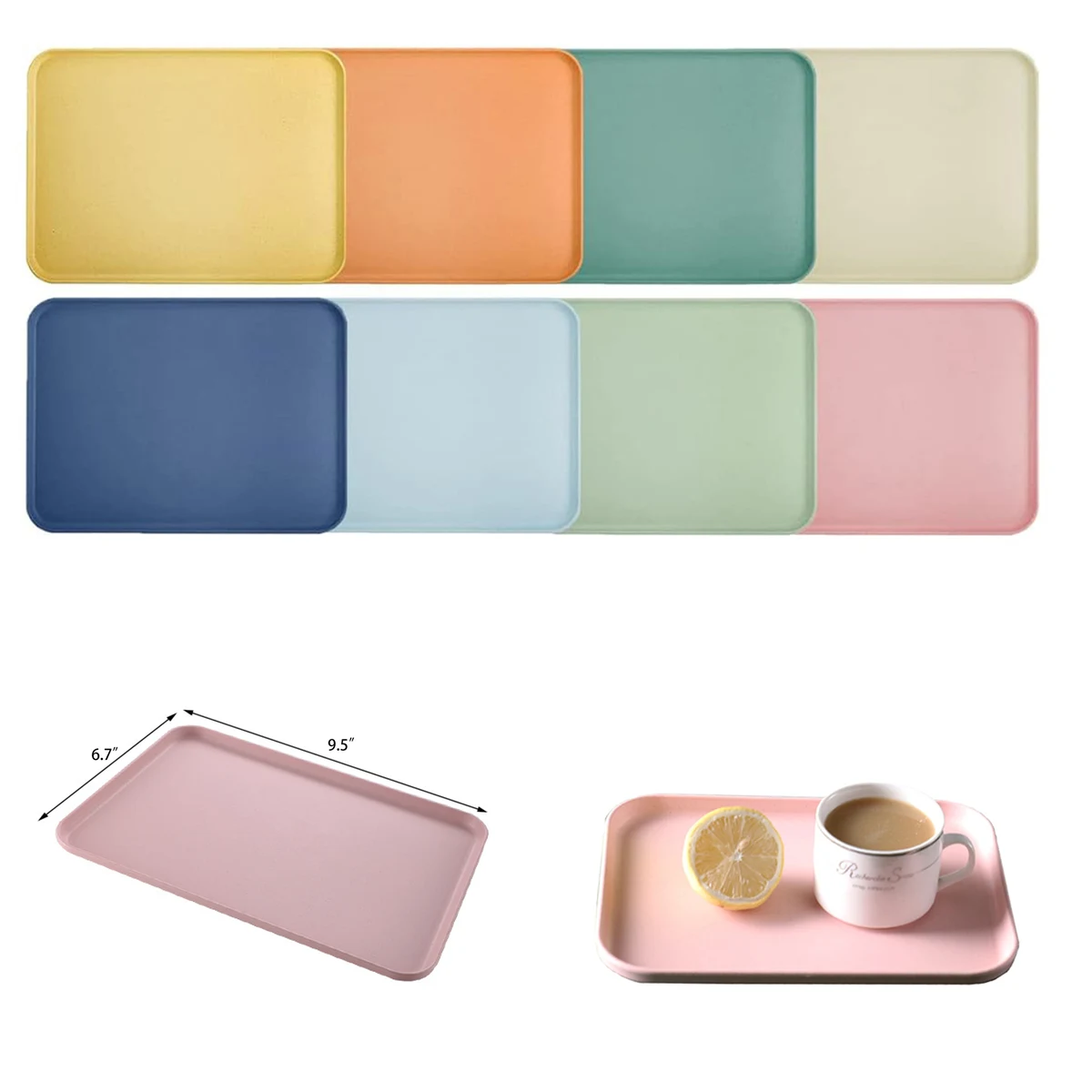 MOQ20 Grill Cafe Restaurant Rectangular Tray 1