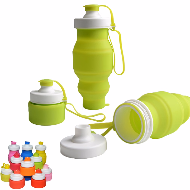 Folding Portable Silicone Travel Sport Water Bottle