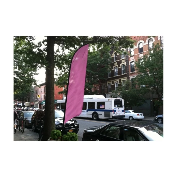 Blank 200D Nylon Swooper Flags 16.5' x 3' 1