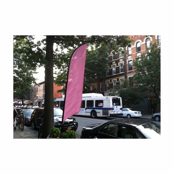 Blank 200D Nylon Swooper Flags 16.5' x 3'
