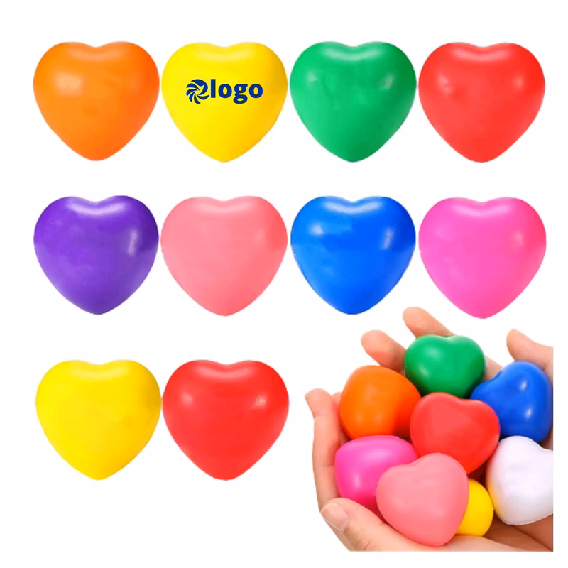 Reusable PU Heart Stress Ball