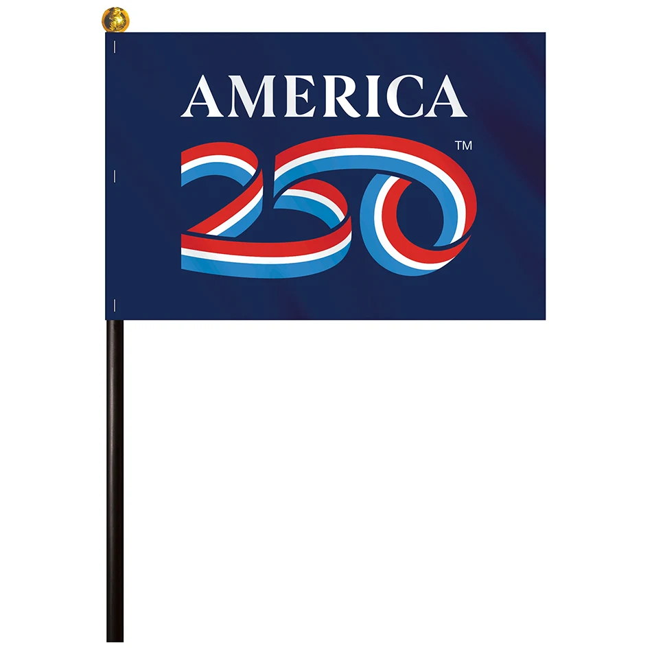 4" X 6" AMERICA 250TH STICK FLAG 1