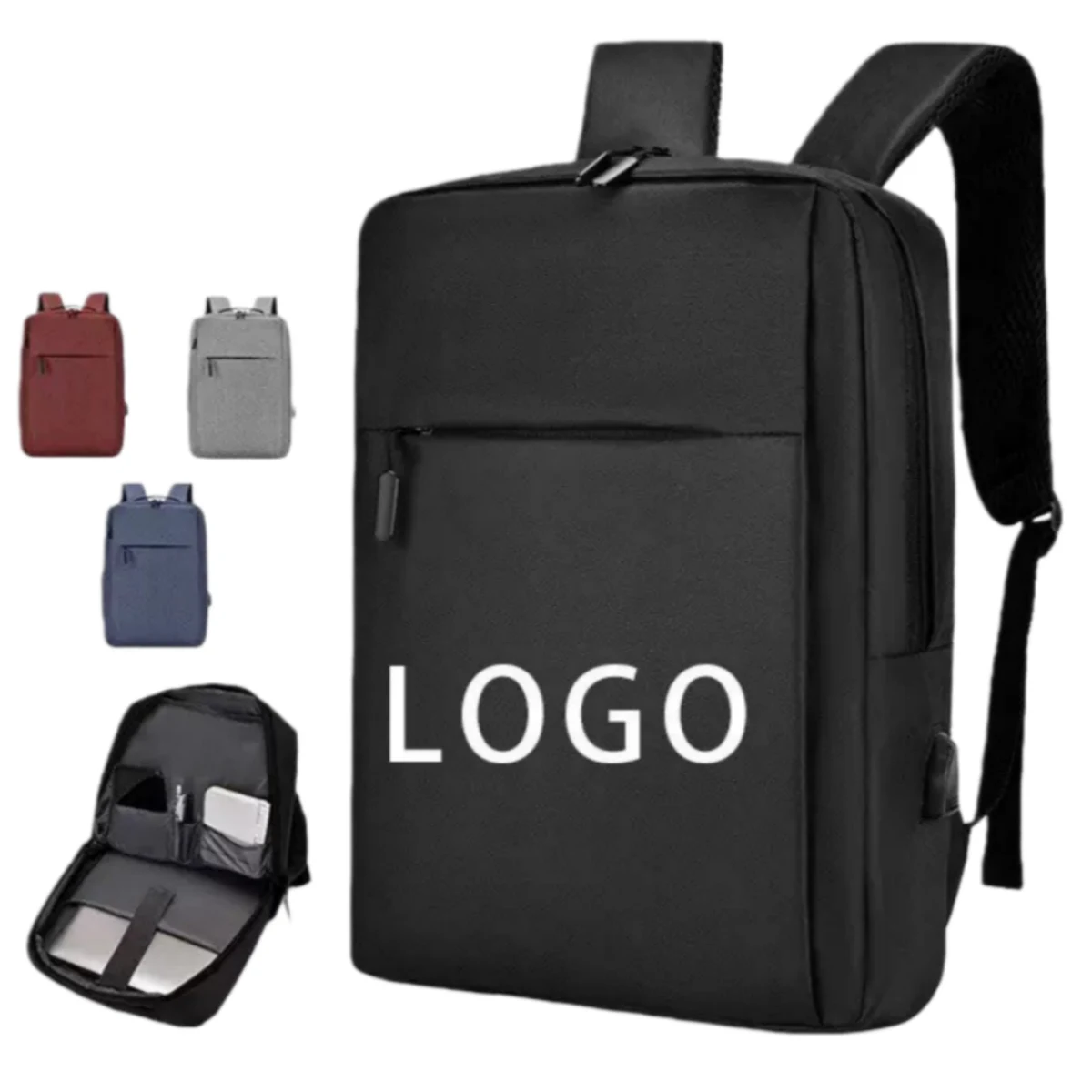 Laptop Business Backpack With USB Charging Port 1
