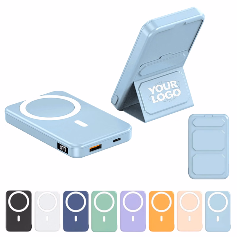 10000Mah Powerful 15W Wireless Power Bank with Stand