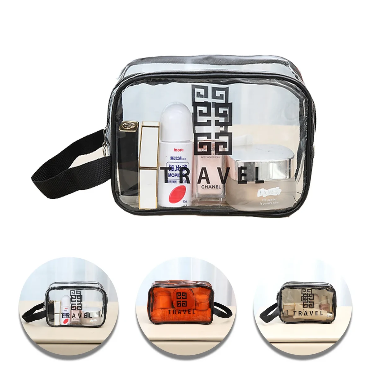 Portable PVC Waterproof Cosmetic Bags 1
