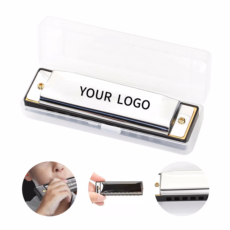 Ten Hole Harmonica with Storage Case
