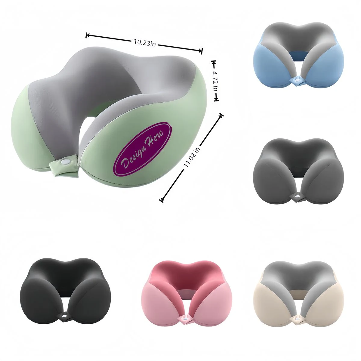 Ergonomic Cervical Travel Head Pillow 1