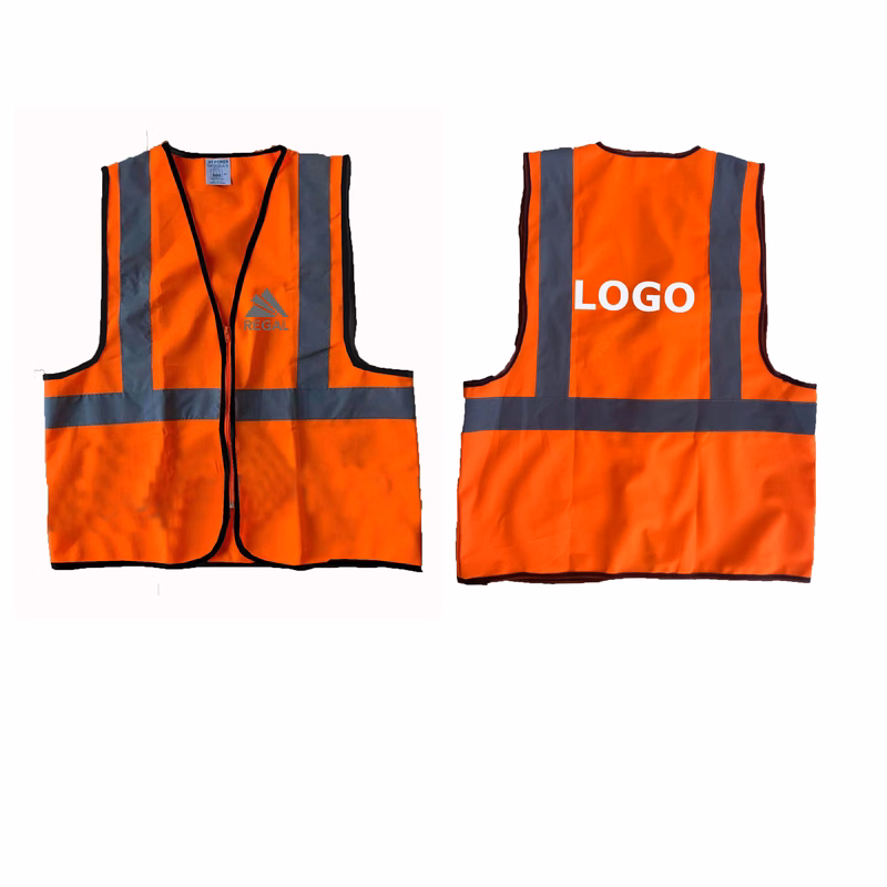 Adult Reflective Safety vest With Zipper