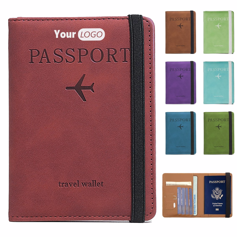Polyurethane Rfid Passport Holder Case