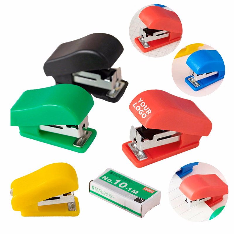 Portable Mini Stapler With No 10 Staples 2" x 1.15" x 0.78"