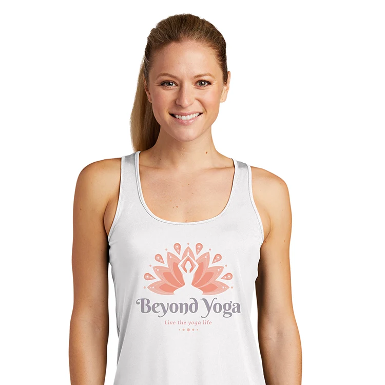 Ladies Racerback Spot Sublimation Tank Top 1