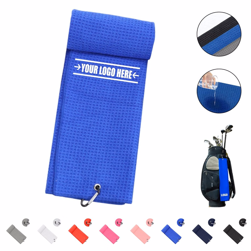 Microfiber Waffle Pattern Golf Towel