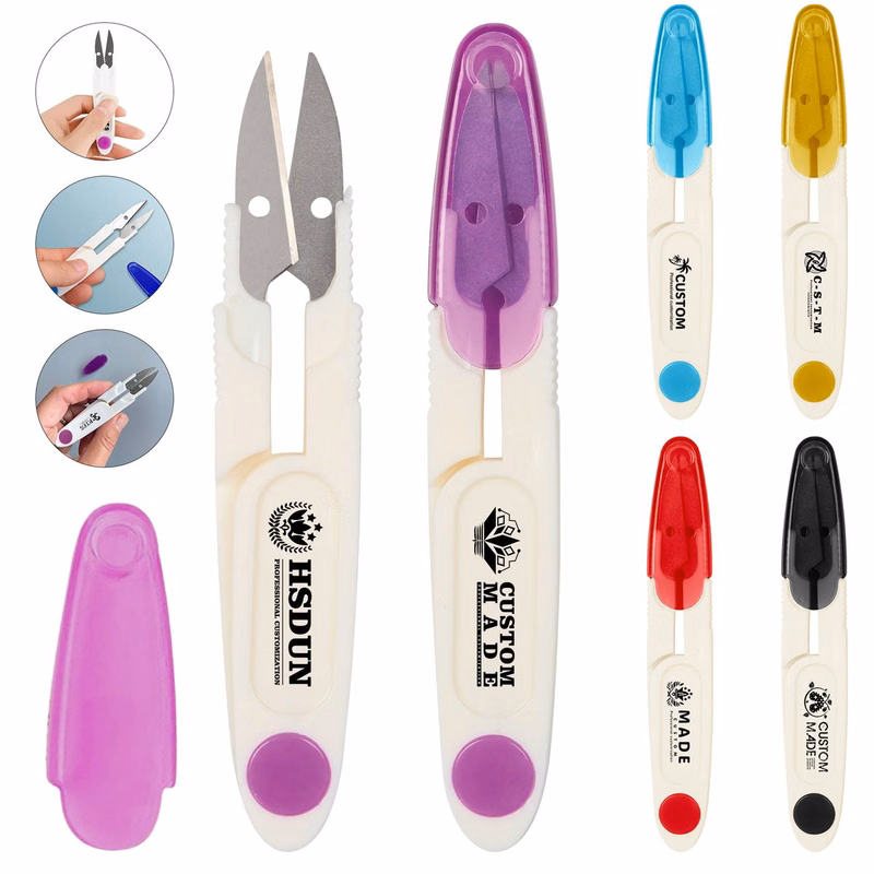 Colored Transparent Scissors With Cover