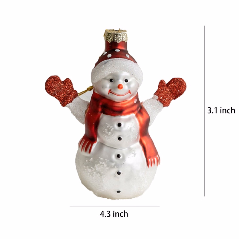 Glass Christmas Tree Decoration Ornaments