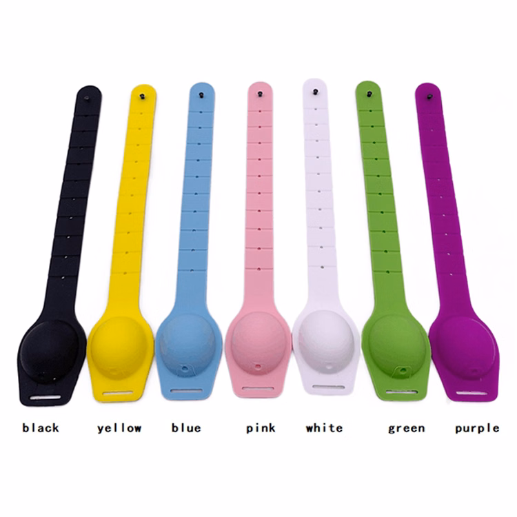 Adjustable Hand Sanitizer Dispenser Silicone Wristbands