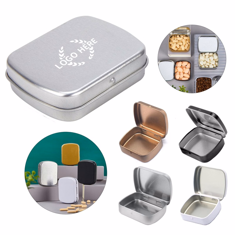 Small Portable Metal Storage Case