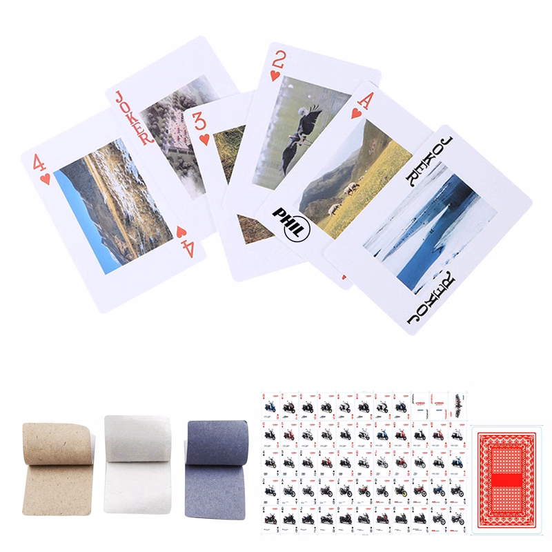 Full Color Custom Back Poker Size Playing Cards
