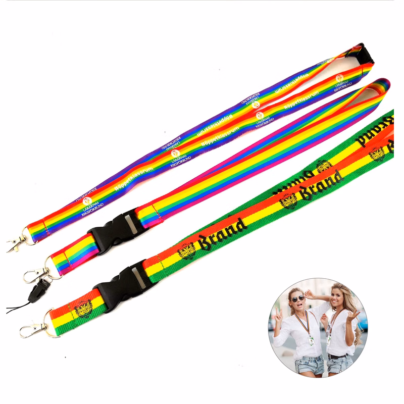 Pride Rainbow Lanyard
