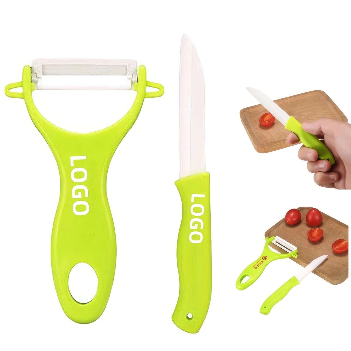 Ceramic Paring Knife and Vegetable Peeler 1