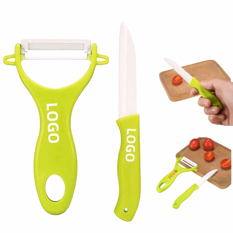 Ceramic Paring Knife and Vegetable Peeler
