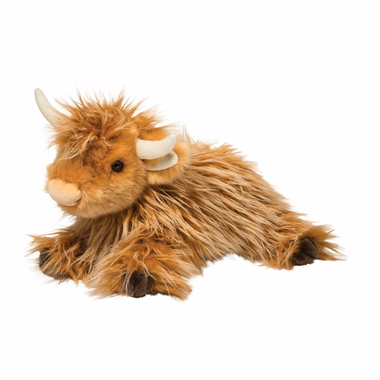 Wallace DLux Highland Cow Stuffed Animal