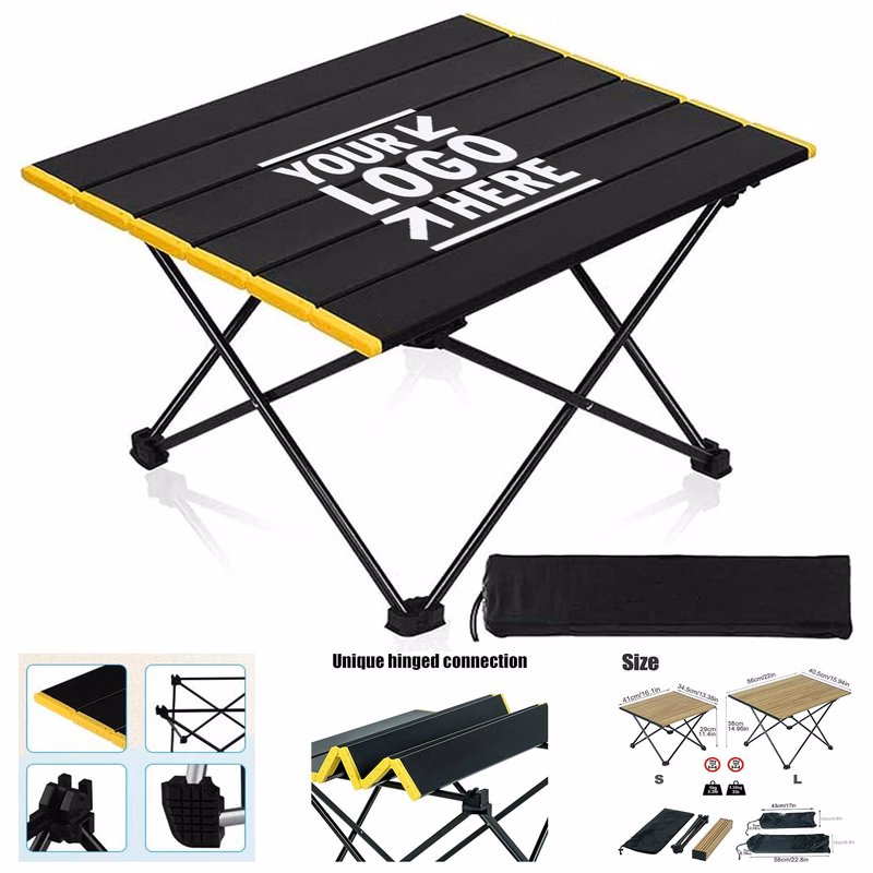 Ultralight Compact Camping Alu Folding Table With Carry Bag