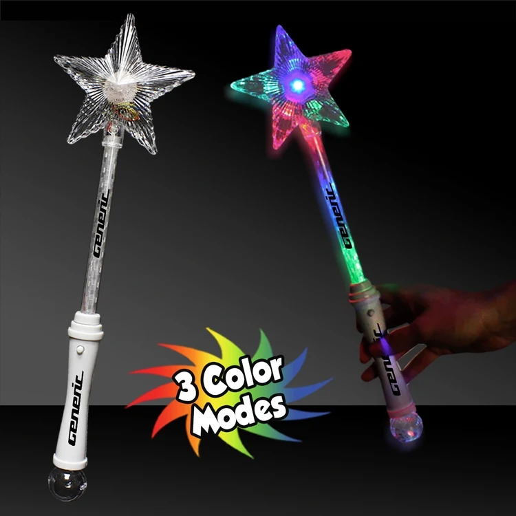 15" Multi Color LED Light Up Glow Star Wand 1