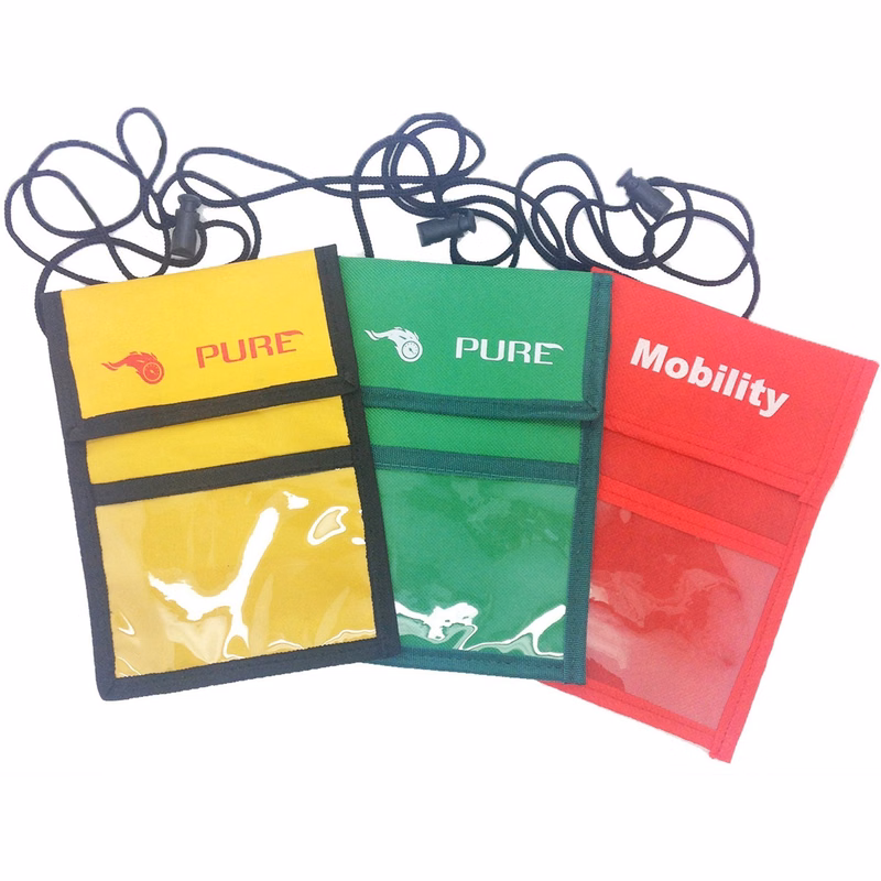 POLYESTER TWO POCKET FLAP WALLET