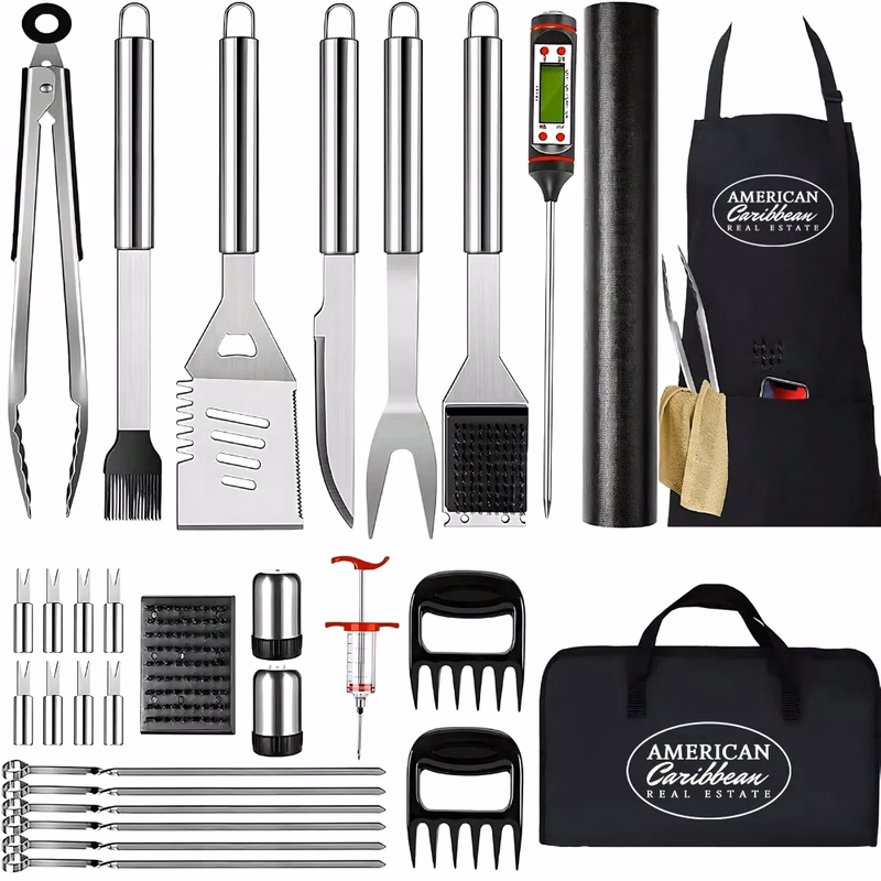 31-Piece BBQ Accessories Gift Set