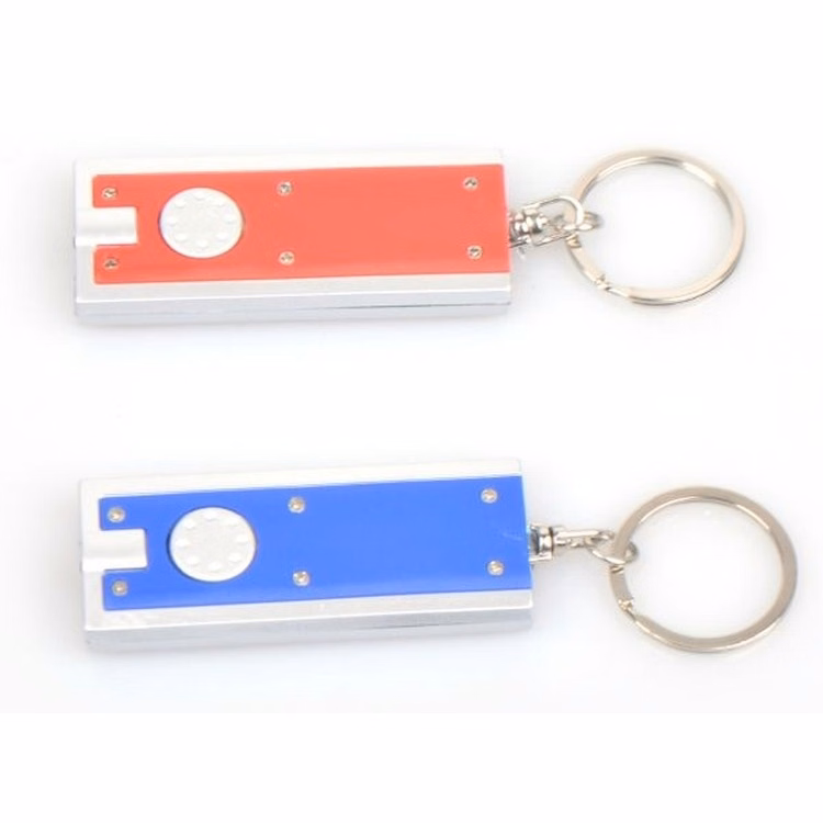 Keychain with LED flashlight