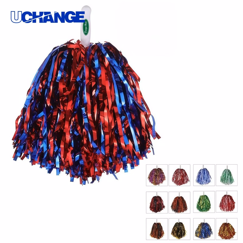 12 Inch Cheerleading Handle Pom Accessory for Team Spirit